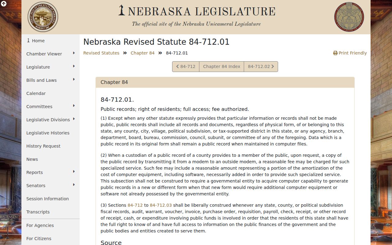 Boyd civil docket Nebraska public-record definition