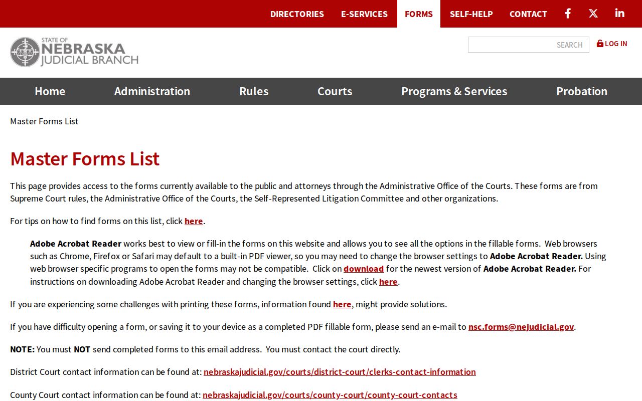 Boyd County court records Judicial Branch forms catalog