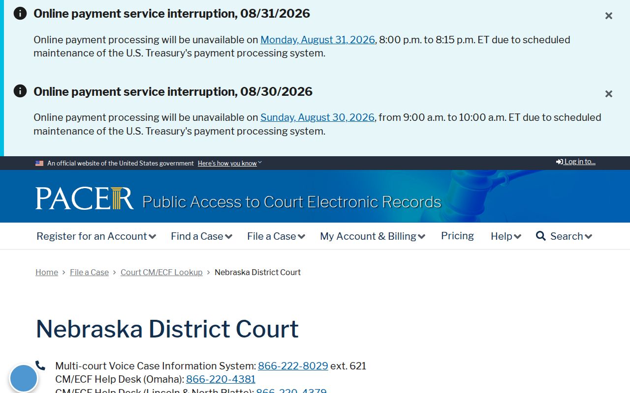 Boyd County court docket federal court lookup information
